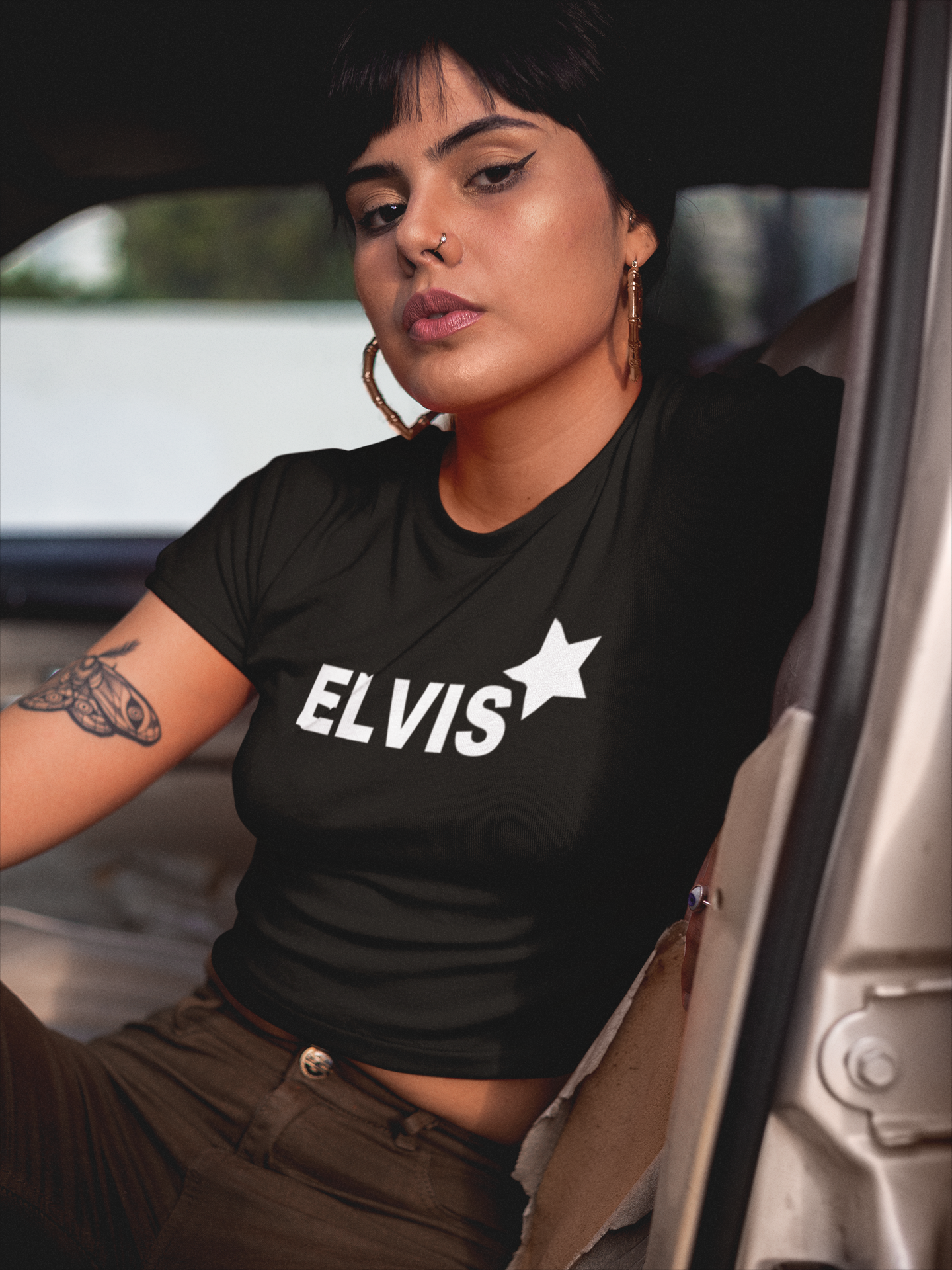 rock and women's crop top, Rock 'n Elvis Presley – rocknrolldesigner