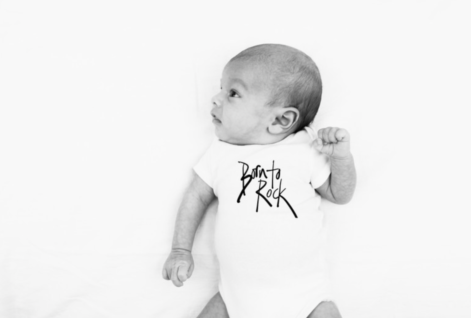 Baby Rock 'n roll onesie, rock and roll, unisex, cotton baby one piece, Rock 'n roll, short sleeve one piece