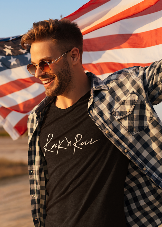 Rock and roll signature organic tee